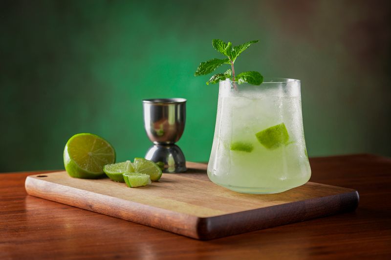 Zupas Fresh Lemonade with mint garnish