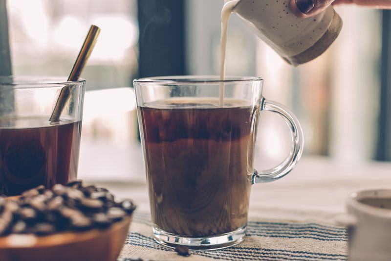 Zupas Cold Brew Coffee with cream
